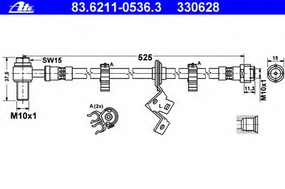 Тормозной шланг ATE купить