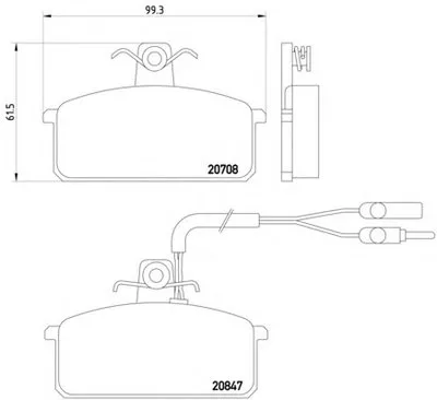 Комплект тормозных колодок, дисковый тормоз HELLA PAGID купить