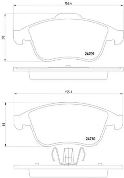 Комплект тормозных колодок, дисковый тормоз HELLA PAGID купить