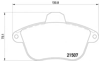 Комплект тормозных колодок, дисковый тормоз HELLA PAGID купить
