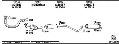 Система выпуска ОГ WALKER купить