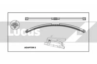 Щетка стеклоочистителя LUCAS ELECTRICAL купить