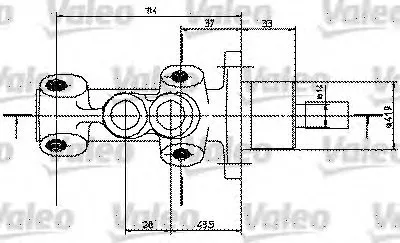 целиндер ручного тормоза VALEO купить