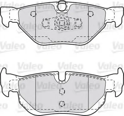Комплект тормозных колодок, дисковый тормоз VALEO купить