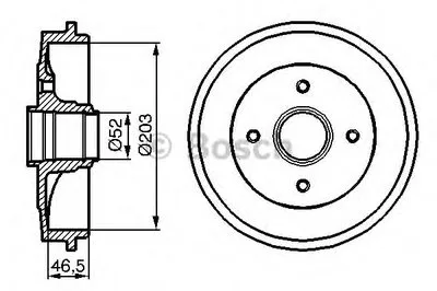 Тормозной барабан BOSCH купить