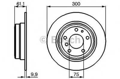 Тормозной диск BOSCH купить