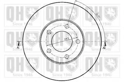 Тормозной диск QUINTON HAZELL купить
