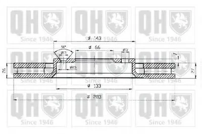 Тормозной диск QUINTON HAZELL купить