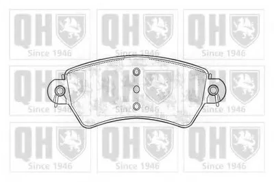 Комплект тормозных колодок, дисковый тормоз QUINTON HAZELL купить