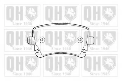 Комплект тормозных колодок, дисковый тормоз QUINTON HAZELL купить