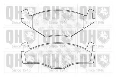 Комплект тормозных колодок, дисковый тормоз QUINTON HAZELL купить