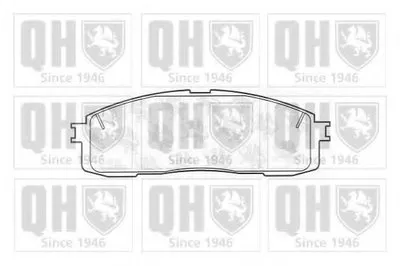 Комплект тормозных колодок, дисковый тормоз QUINTON HAZELL купить