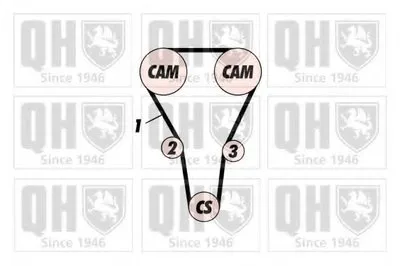 Ремень ГРМ QUINTON HAZELL купить