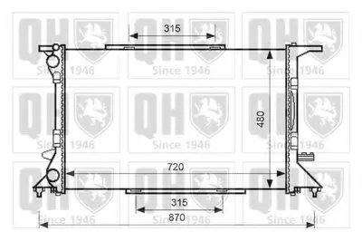 Радиатор, охлаждение двигателя QUINTON HAZELL купить