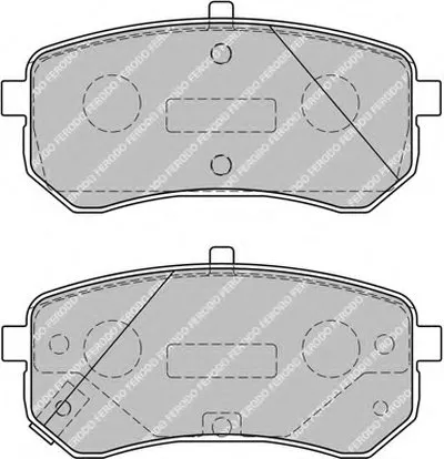 Комплект тормозных колодок, дисковый тормоз PREMIER FERODO купить