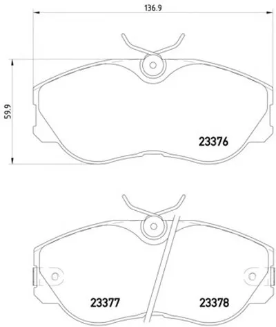 Комплект тормозных колодок, дисковый тормоз MINTEX купить