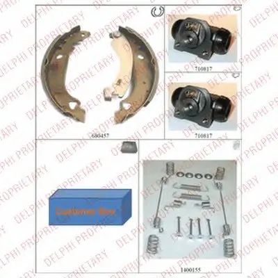 Комплект тормозных колодок DELPHI купить