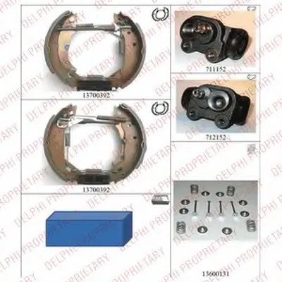 Комплект тормозных колодок DELPHI купить