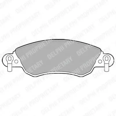 Комплект тормозных колодок, дисковый тормоз DELPHI купить