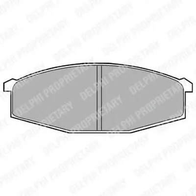 Комплект тормозных колодок, дисковый тормоз DELPHI купить