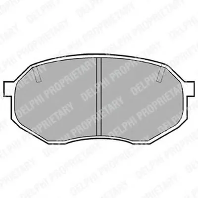 Комплект тормозных колодок, дисковый тормоз DELPHI купить