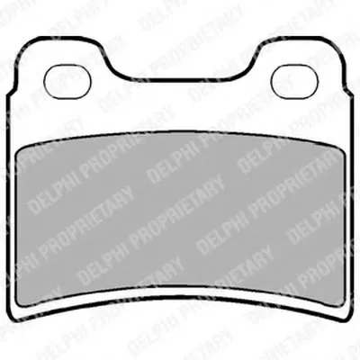 Комплект тормозных колодок, дисковый тормоз DELPHI купить
