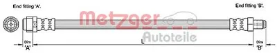 Тормозной шланг METZGER купить
