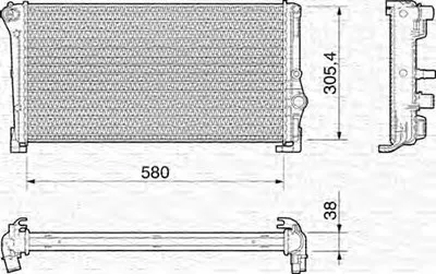 Радиатор, охлаждение двигателя MAGNETI MARELLI купить