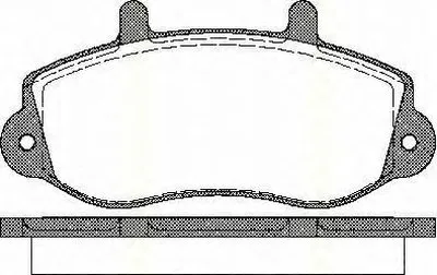 Комплект тормозных колодок, дисковый тормоз TRISCAN купить