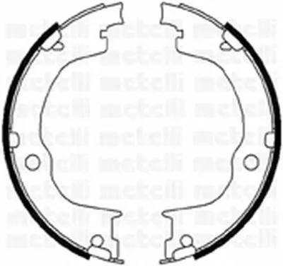 Комплект тормозных колодок, стояночная тормозная система METELLI купить