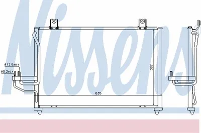 Конденсатор, кондиционер NISSENS купить