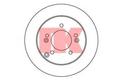 Тормозной диск NK купить