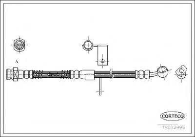 Тормозной шланг CORTECO купить