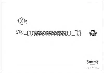 Тормозной шланг CORTECO купить