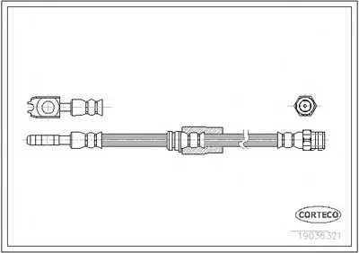 Тормозной шланг CORTECO купить