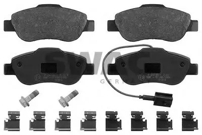Комплект тормозных колодок, дисковый тормоз SWAG купить