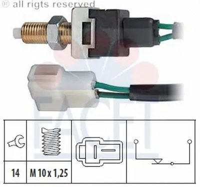 Выключатель фонаря сигнала торможения FACET купить