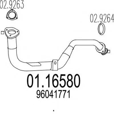 Труба выхлопного газа MTS купить