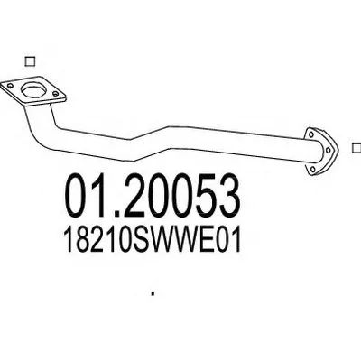 Труба выхлопного газа MTS купить