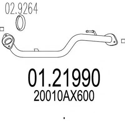 Труба выхлопного газа MTS купить