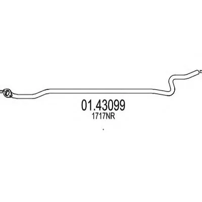 Труба выхлопного газа MTS купить