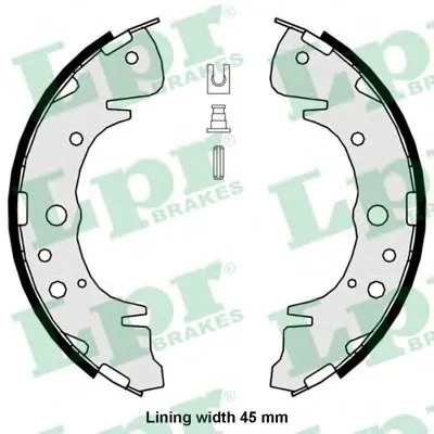 Комплект тормозных колодок LPR купить