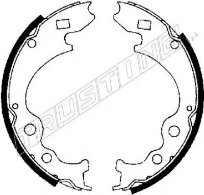 Комплект тормозных колодок TRUSTING купить