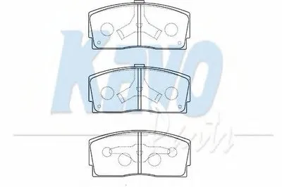 Комплект тормозных колодок, дисковый тормоз MK KASHIYAMA KAVO PARTS купить