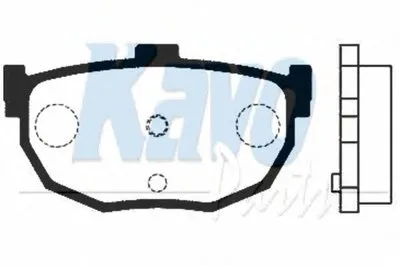 Комплект тормозных колодок, дисковый тормоз MK KASHIYAMA KAVO PARTS купить