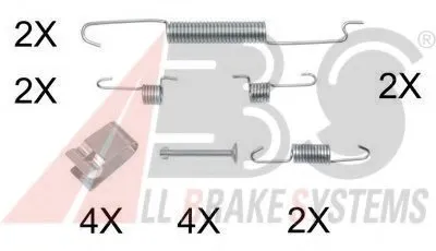 Комплектующие, тормозная колодка A.B.S. купить