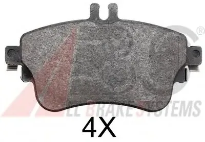 Комплект тормозных колодок, дисковый тормоз A.B.S. купить