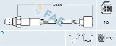Лямда-зонд FAE купить