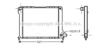 Радиатор, охлаждение двигателя AVA QUALITY COOLING купить