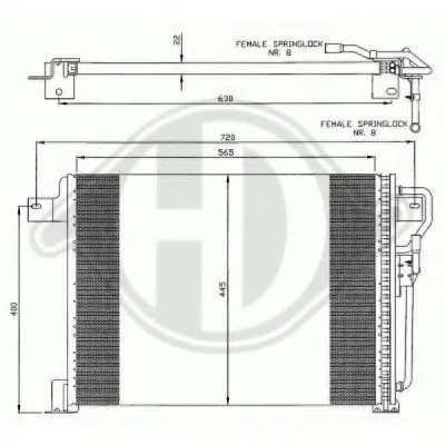 Конденсатор, кондиционер DIEDERICHS купить